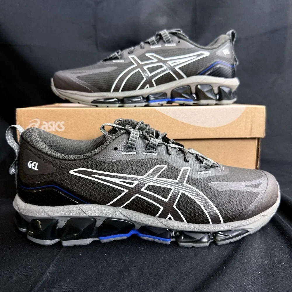 Asics Gel-Quantum 360 VII Running Shoes Grey Blue 1201A881-251 Men's Size 7.5